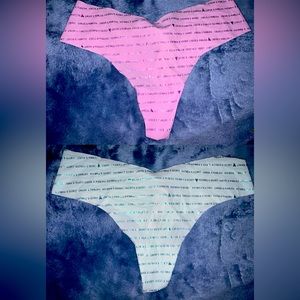 VICTORIAS SECRET thong panty bundle of 2